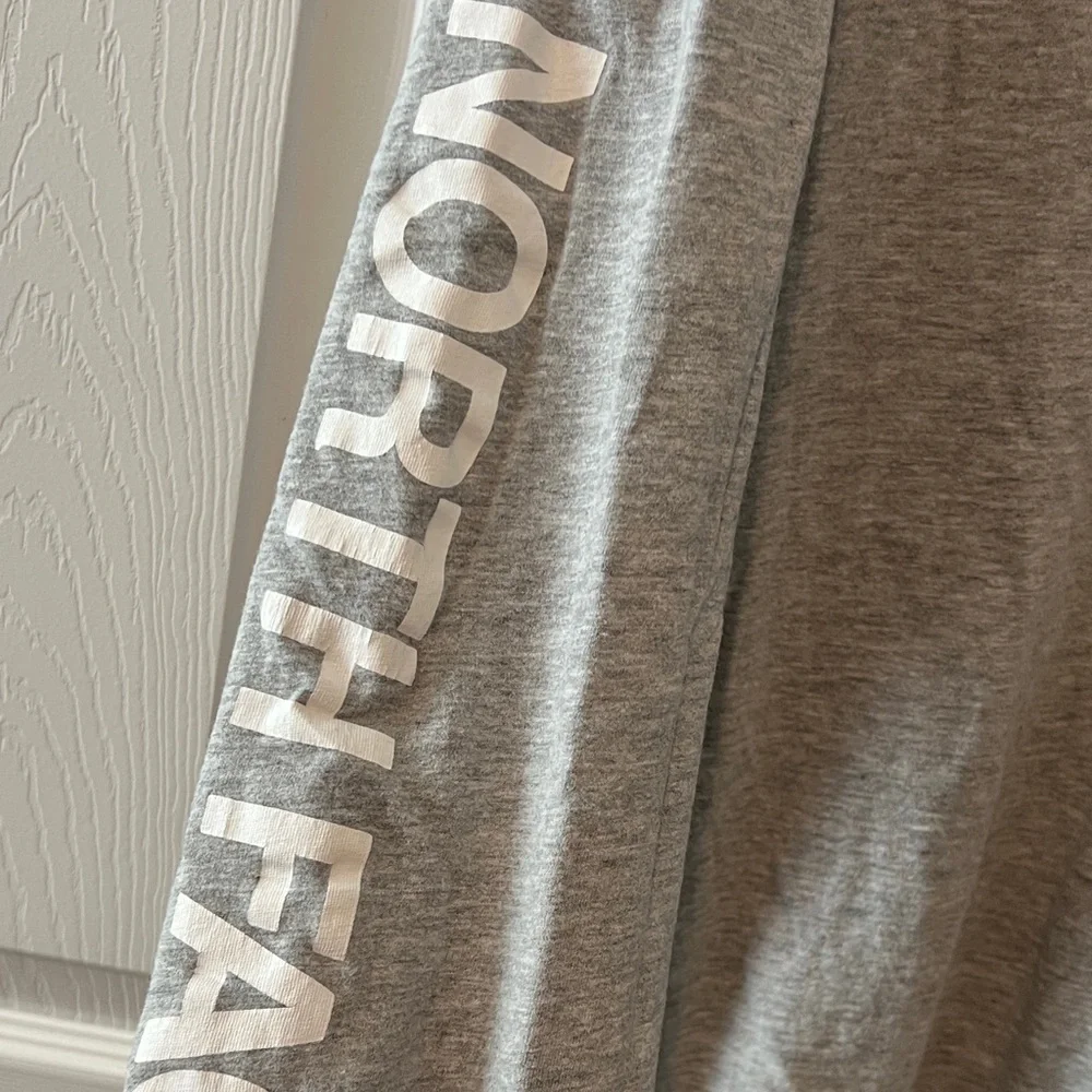 The North Face Light Gray Long Sleeve Tee